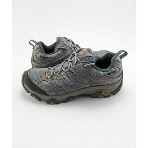 Womens Merrell Moab 3 Gray Waterproof Vibram Hiking Shoes J036332W Size 10.5